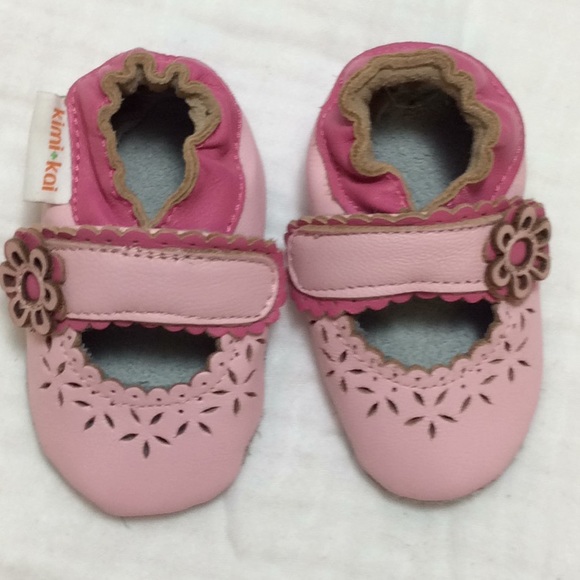 Kimi & kai, pink slip on Mary Jane style, 6/12 m - Picture 2 of 5